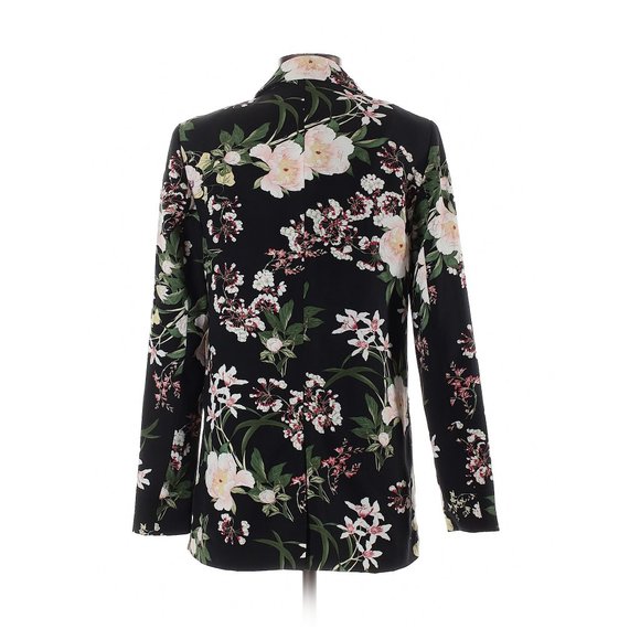 Cynthia Rowley floral black blazer - Picture 2 of 4